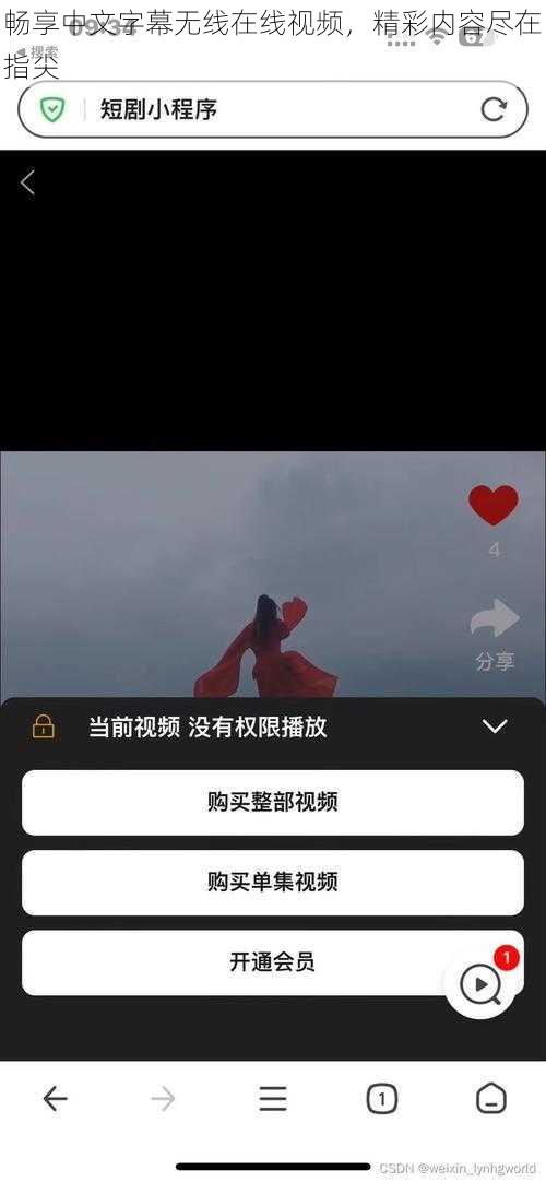 畅享中文字幕无线在线视频,精彩内容尽在指尖