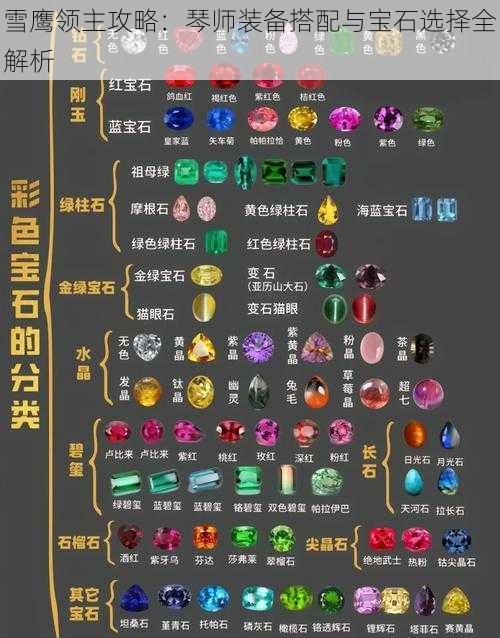雪鹰领主攻略:琴师装备搭配与宝石选择全解析